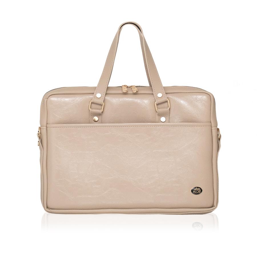 Lovely Bag Business Bag - Lak Tamno Bež Torba, 17\,3 Inch
