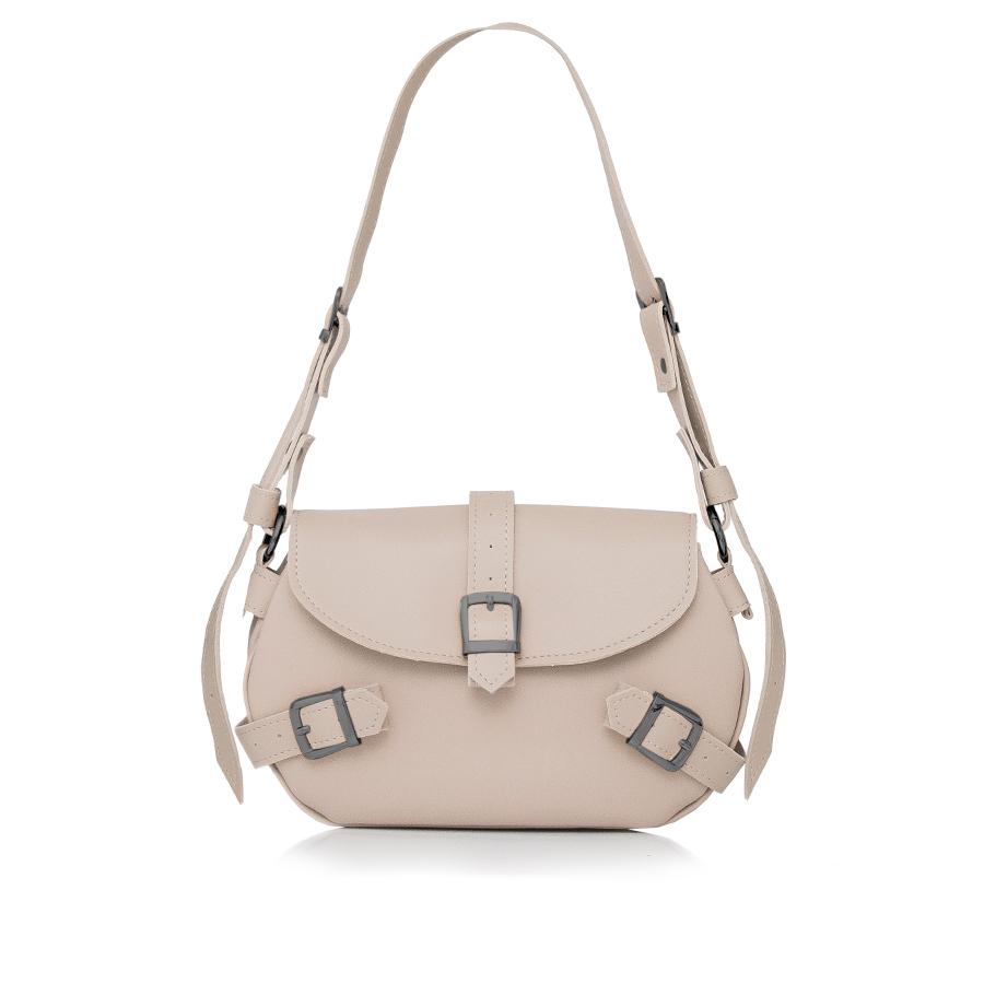 Lovely Bag Chiara - Tamno Bež Torba, Crni Metal