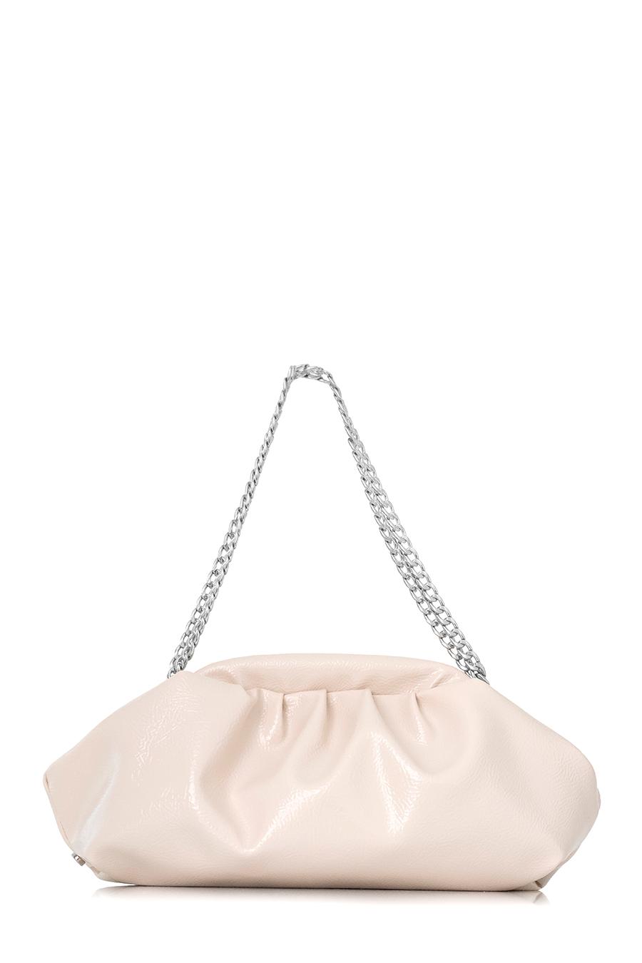 Lovely Bag Candy - Bež Torba, Srebreni Metal