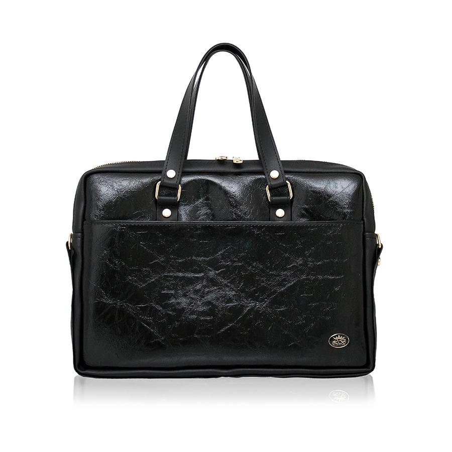 Lovely Bag Business Bag - Lak Tamno Bež Torba, 15\,6 Inch