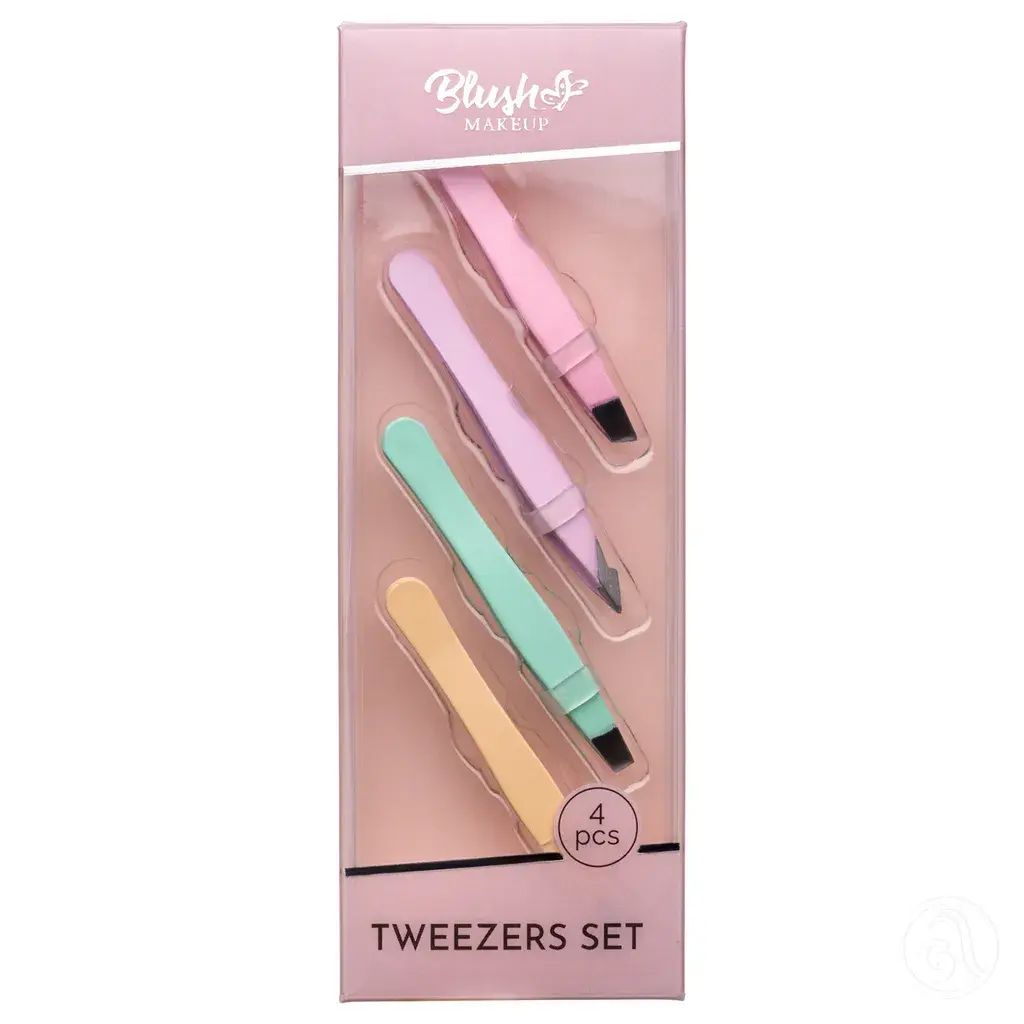 Blush Set pinceta za obrve, 4 komada