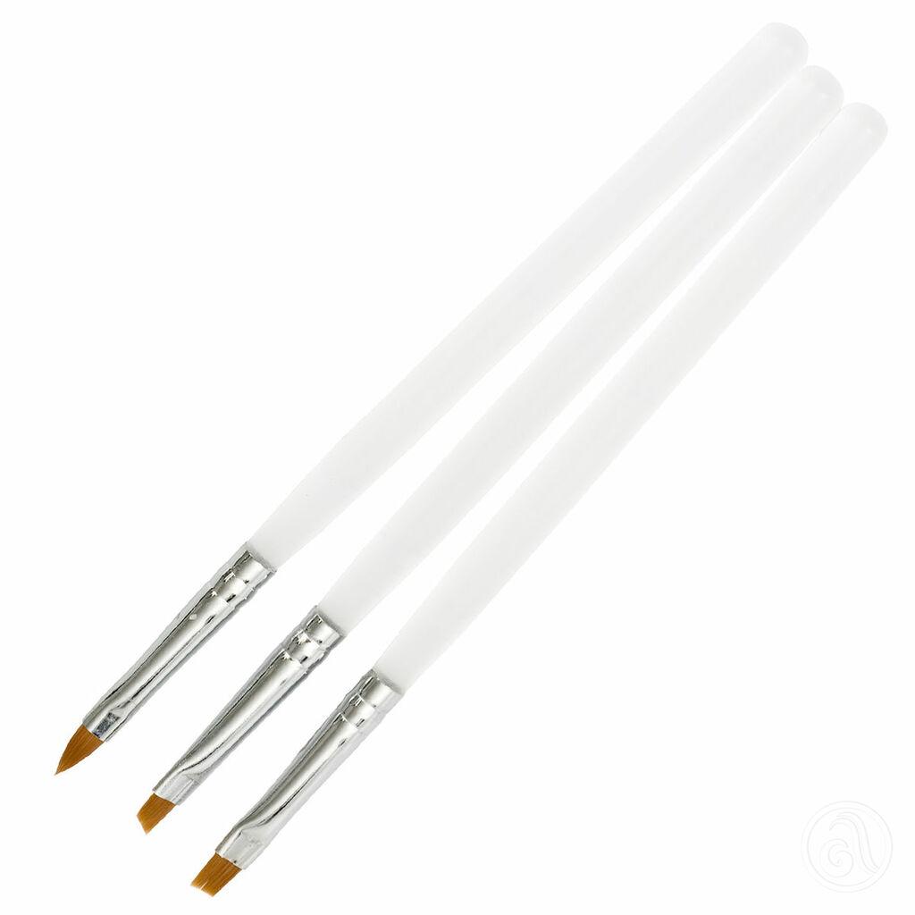 Nail tools Set četkica za gel tehniku ASNMHB10, Sintetička dlaka