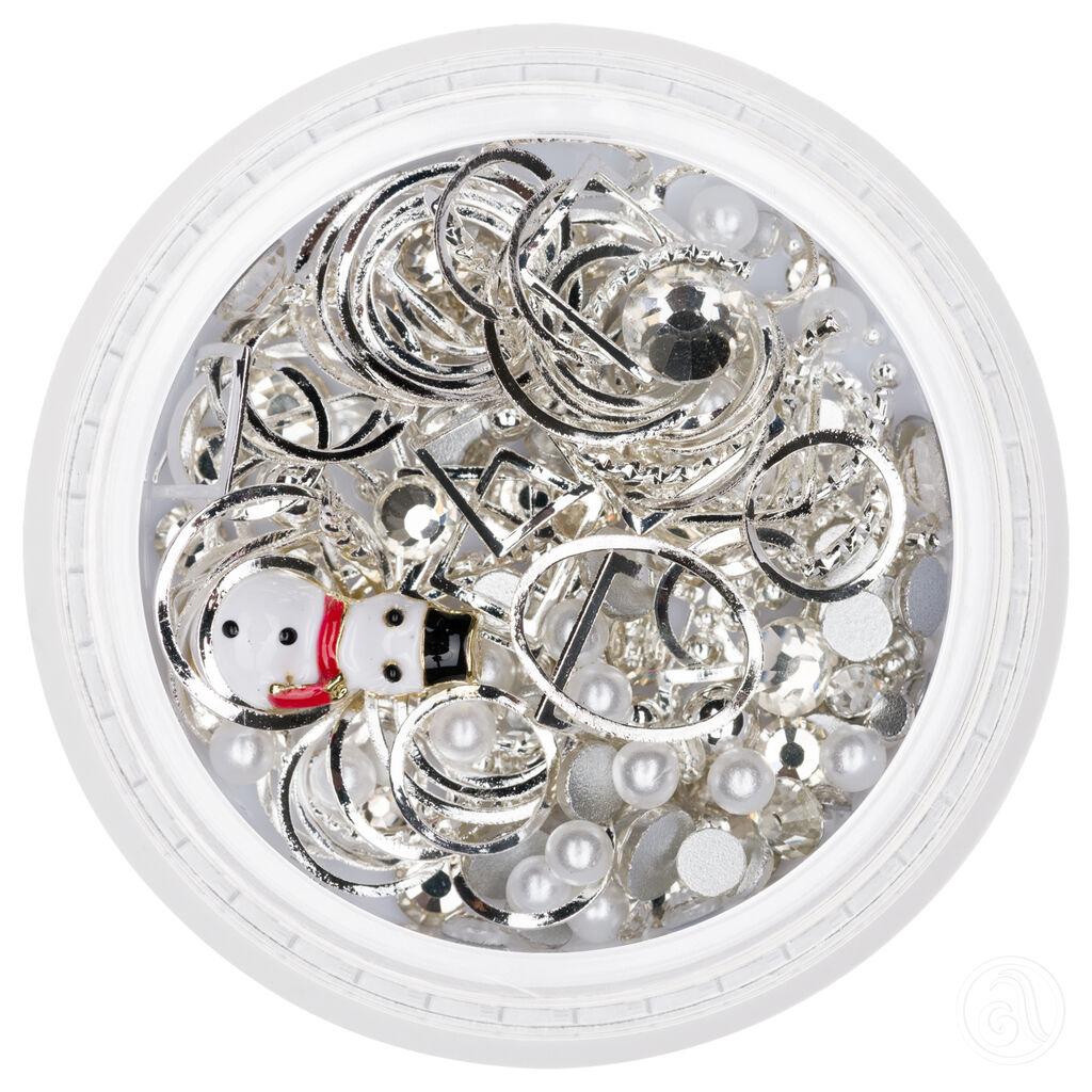 Perfect nails Metalni ukrasi za nokte New Year - ZZ15-6