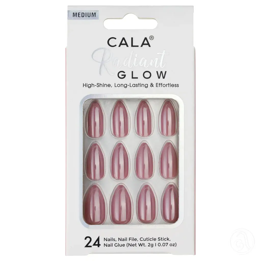 Cala Set press on tipsi Mauve Chrome