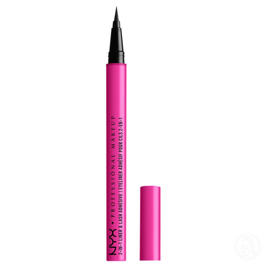 Nyx Professional Makeup Ajlajner LLA01 Baddest Black, Eyes & Lips, 1ml