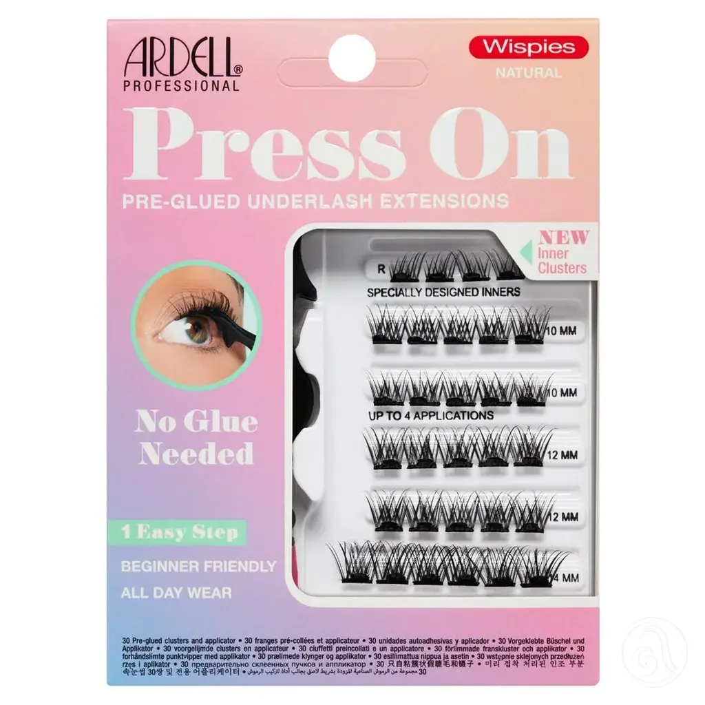 Ardell Set Press on Trepavica Wispies, Natural