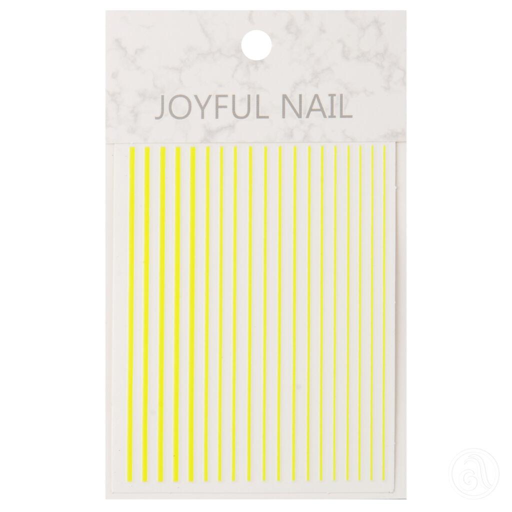 Perfect Nails Strip trake za Nail Art, Neon Yellow