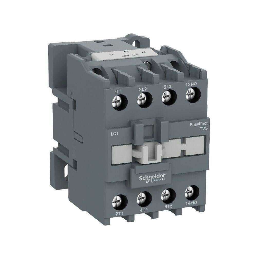 Schneider Electric Kontakter - sklopka LC1E3210P7, 32A 15kW 230V AC 50/60Hz 3P 1NO