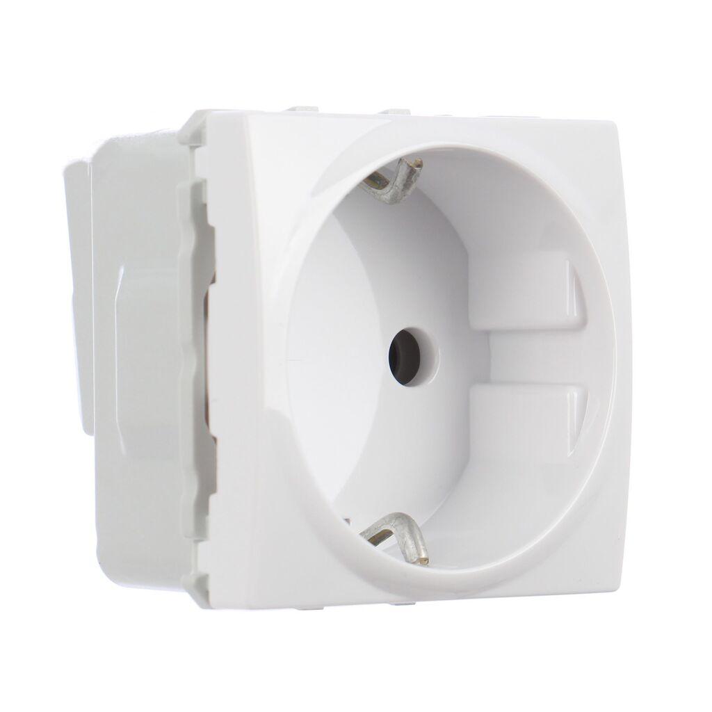 Schneider Electric Utičnica MGU3.036.18, Monofazna 2M Modularna, Bijela