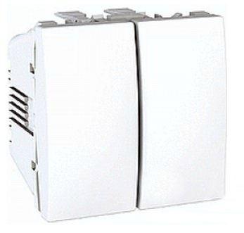 Schneider Electric Serijski Prekidač MGU3.211.18, 10A 2M Modularni, Bijeli