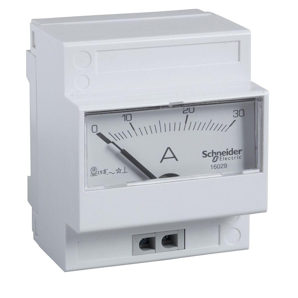 Schneider Electric Ampermetar Analogni 16029, Za Direktan Priključak Modularni 0-30A