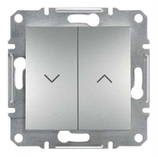Schneider Electric Taster Za Roletne, EPH1300161, 10A, Bez Okvira, Bezvijčani, Sivi