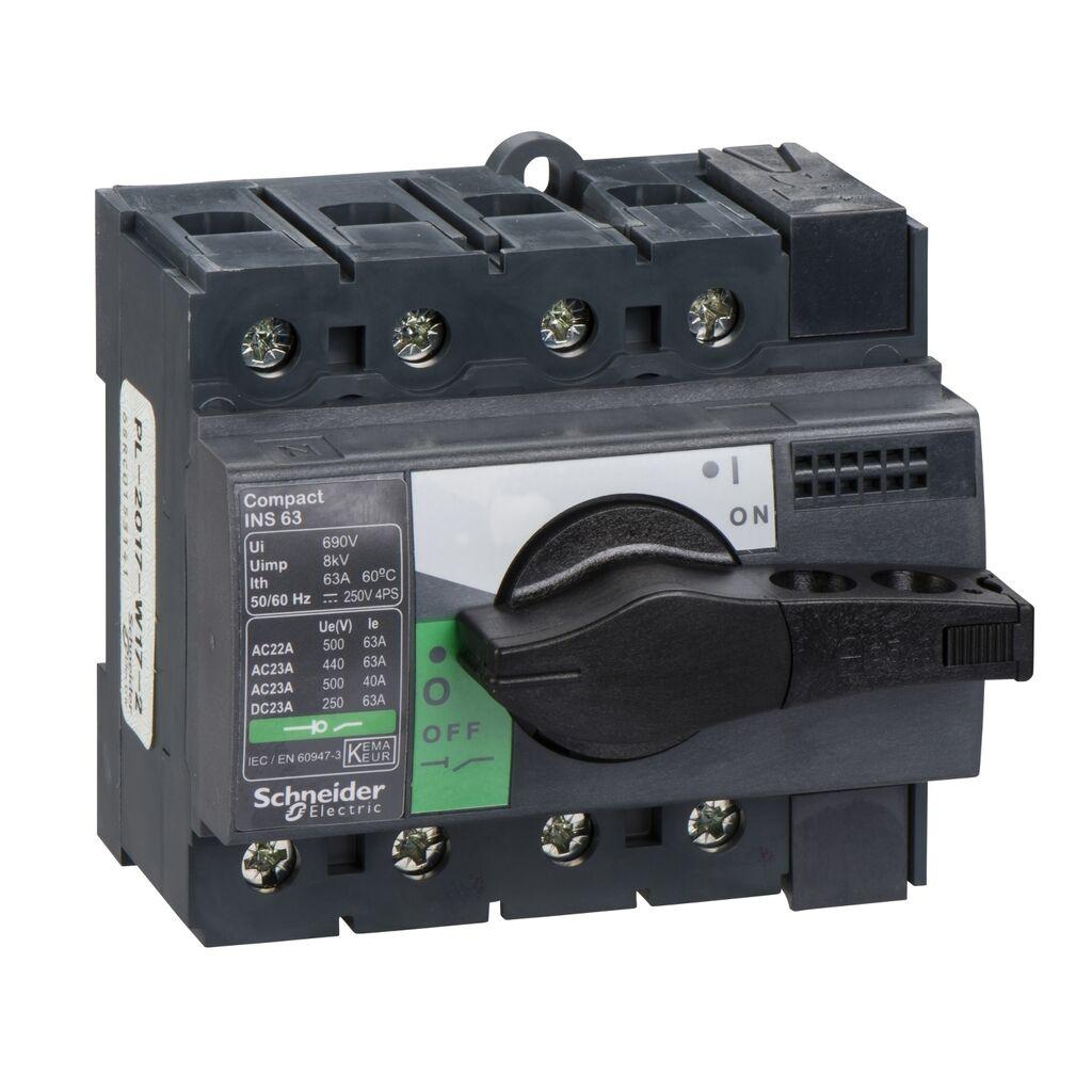 Schneider Electric Kompaktna Rastavna Sklopka 28903, KS INS63 63A 4P