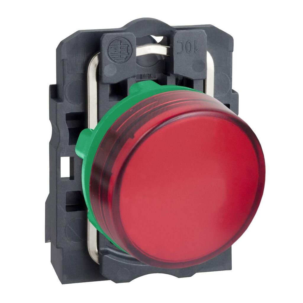Schneider Electric Signalna Lampica XB5AVB4, Crvena LED Fi 22mm 24V AC/DC, Plastična