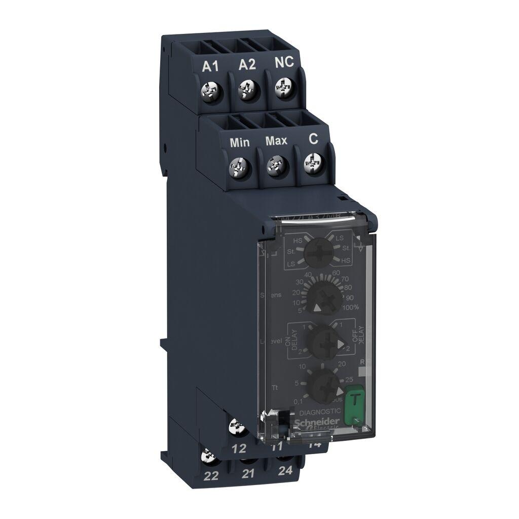 Schneider Electric Relej Za Kontrolu Nivoa RM22LA32MR, RM22-L 24-240V AC/DC 2 C/O