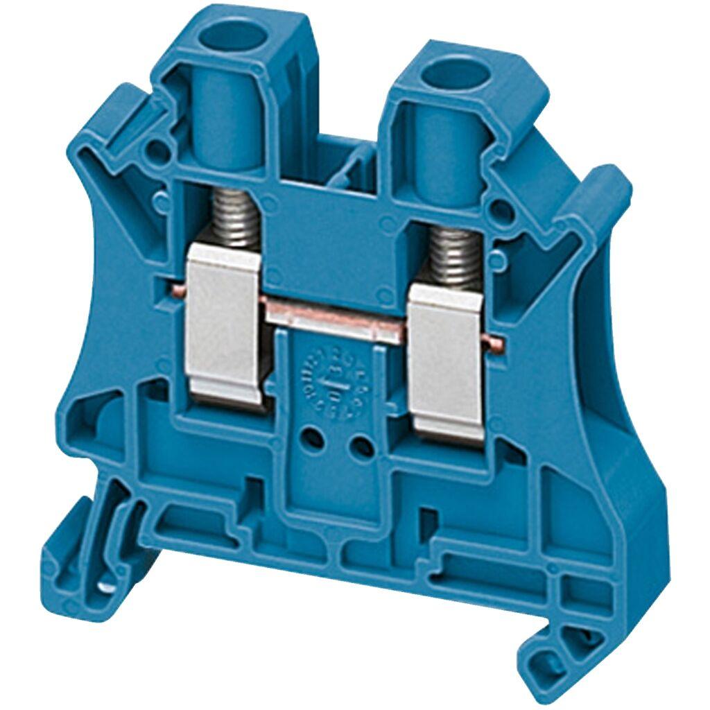 Schneider Electric Vijčana Redna Stezaljka NSYTRV62BL, 6mm2, 1x1, Plava
