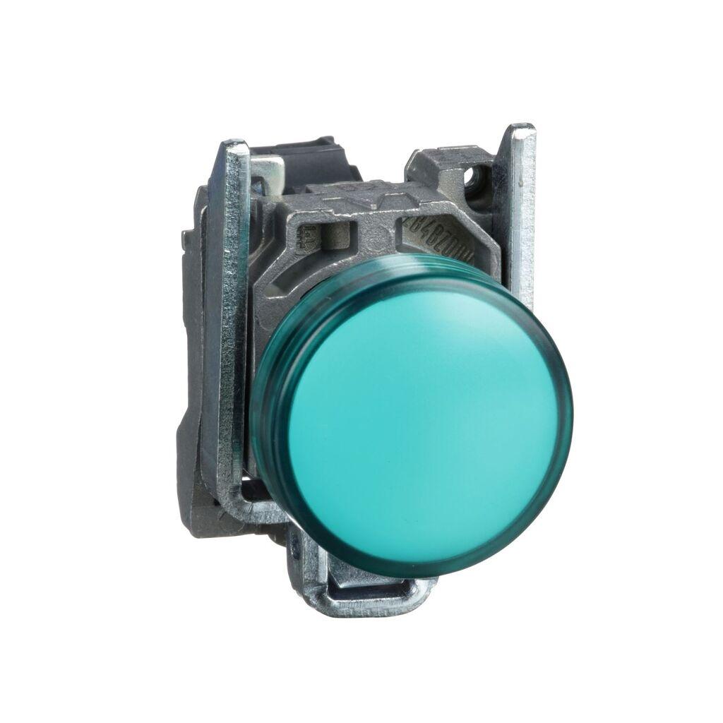 Schneider Electric Signalna Lampica XB4BVB3, Zelena LED Fi 22mm 24V AC/DC, Metalna