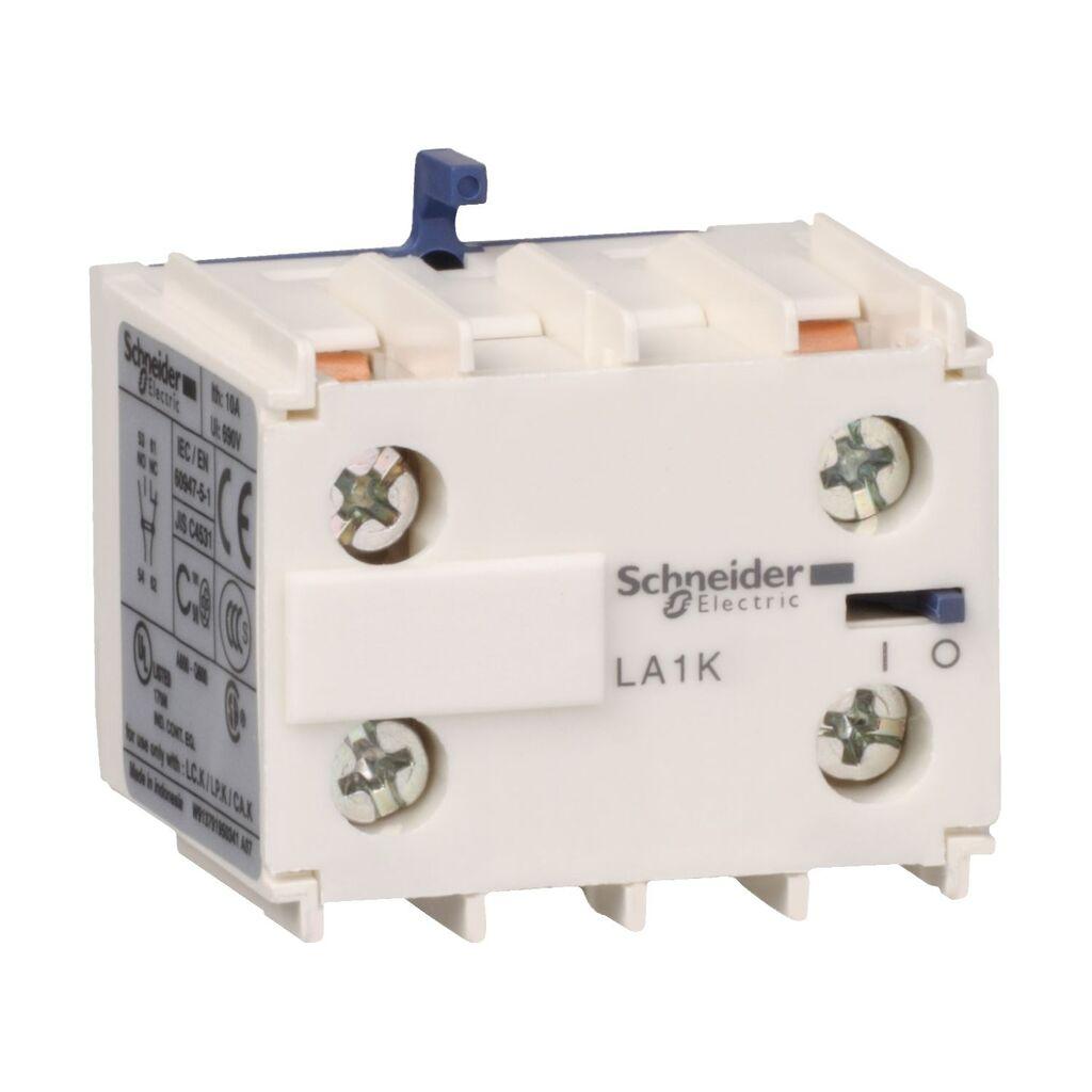 Schneider Electric Prednji Pomoćni Kontaktni Blok LA1KN11, Za TeSys K 1NO+1NC