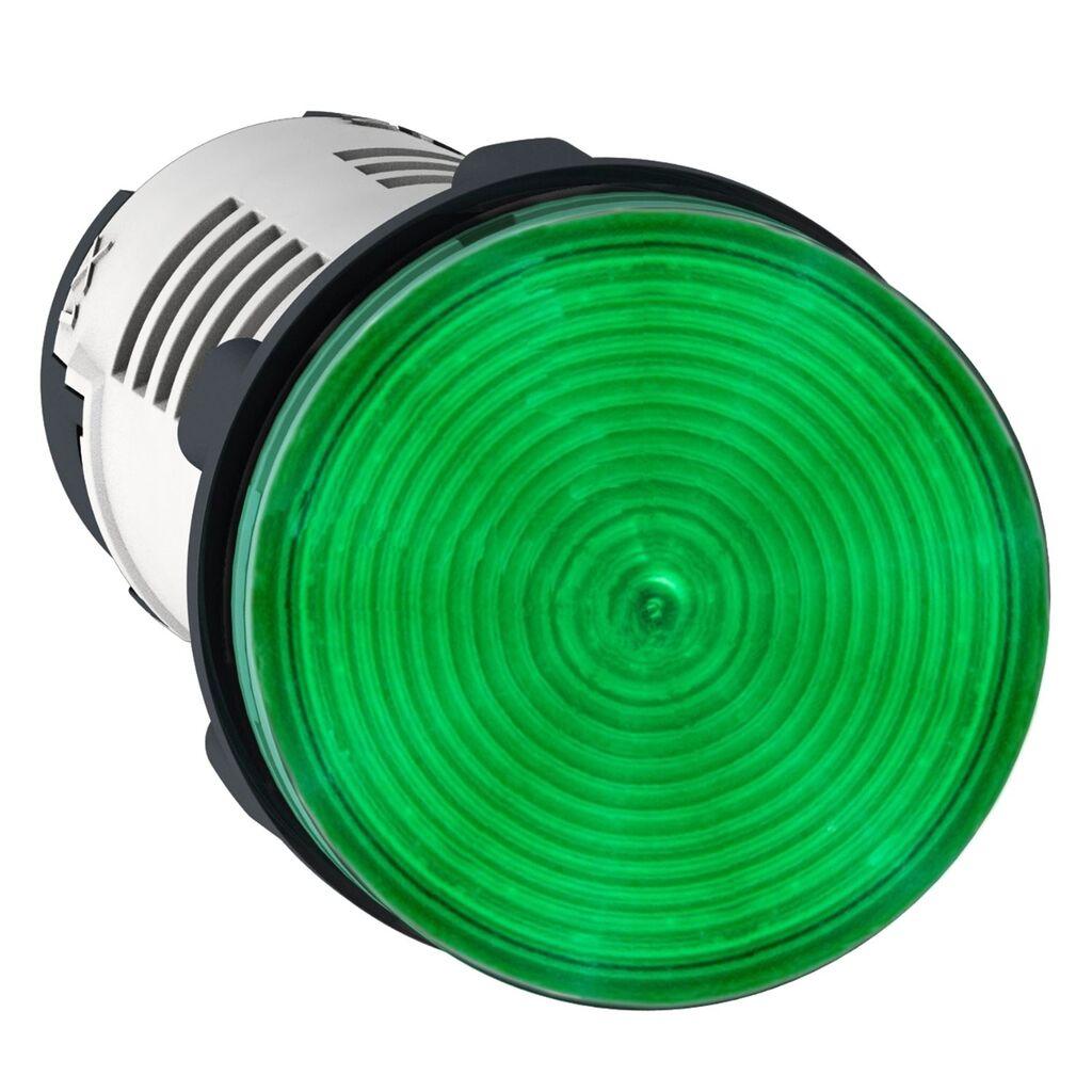 Schneider Electric Signalna Lampica XB7EV03MP, Zelena LED Fi 22mm 230V AC, Vijčani Priključak