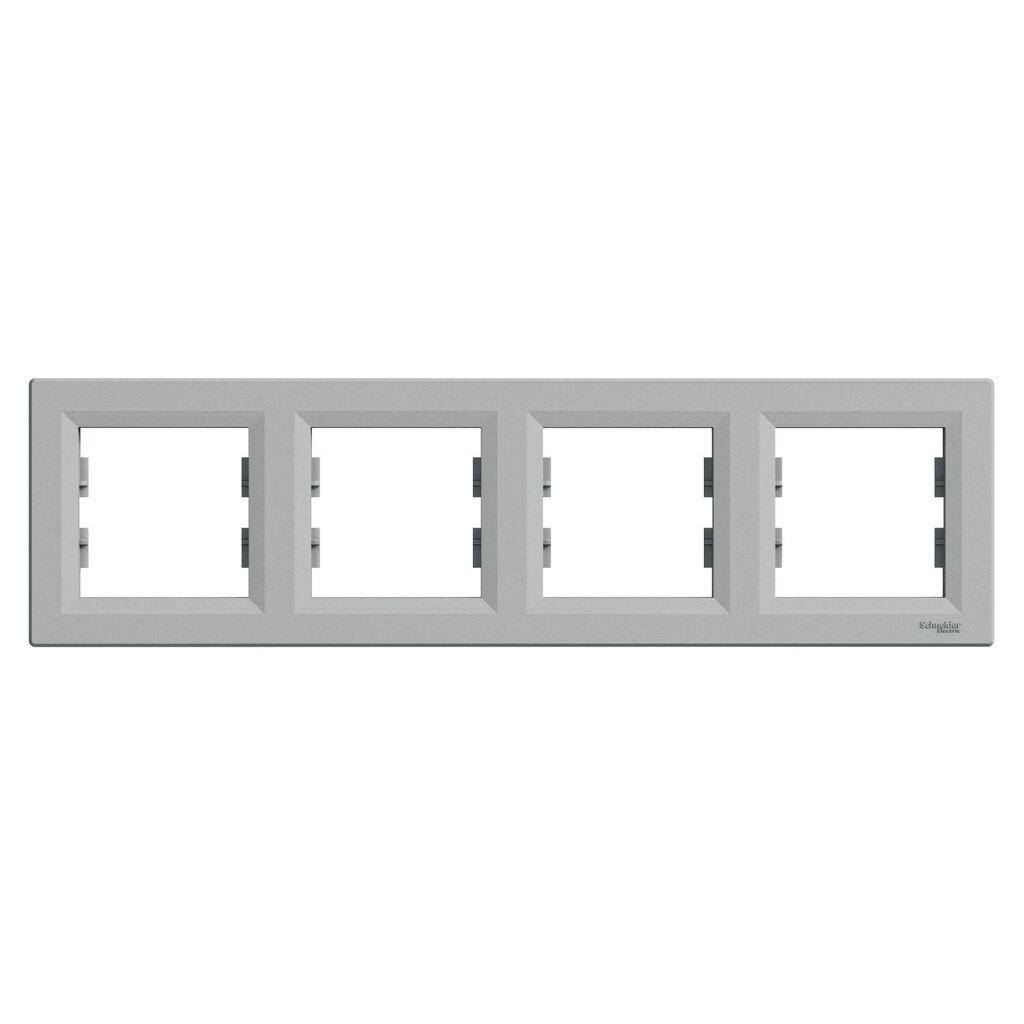 Schneider Electric Okvir horizontalni za 4 elementa, EPH5800461, Sivi