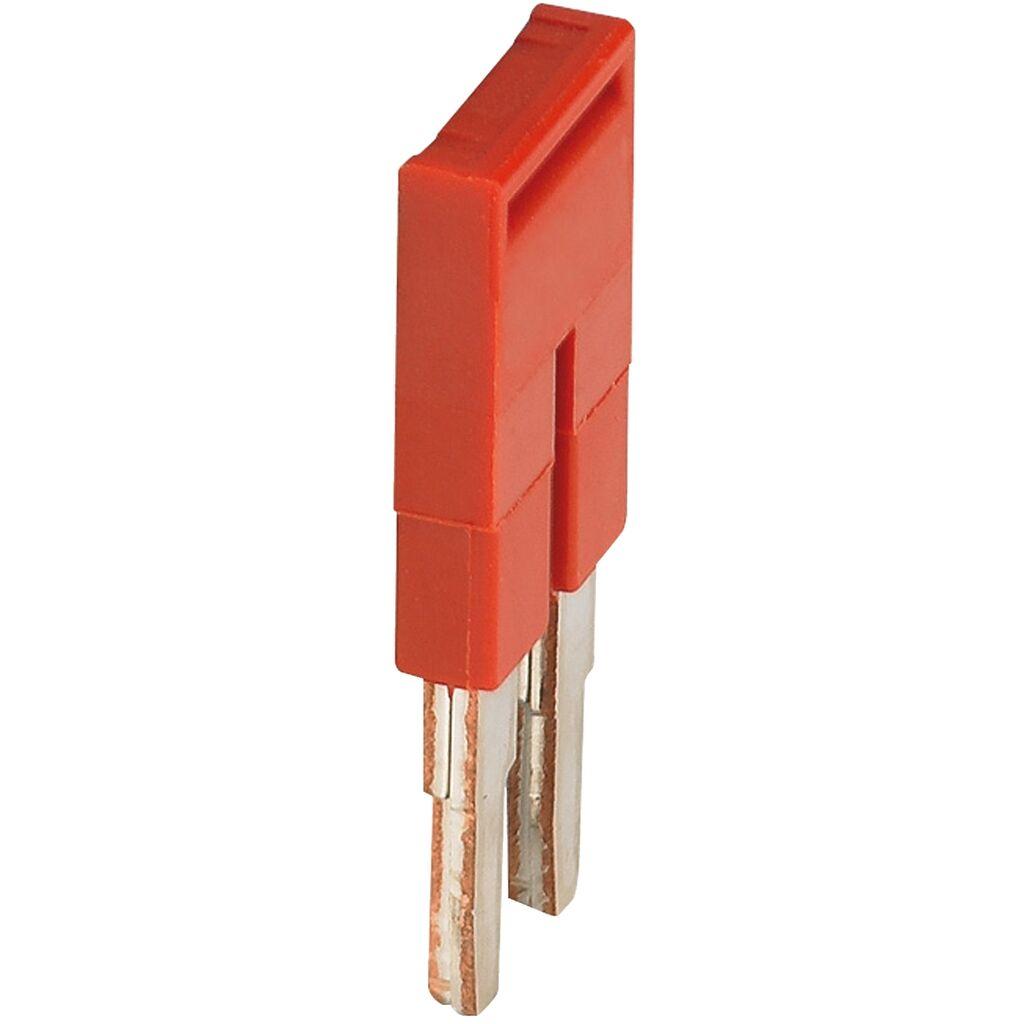 Schneider Electric Utični Most NSYTRAL22, 2 Priključka Za 2.5mm2 Priključke, Crveni