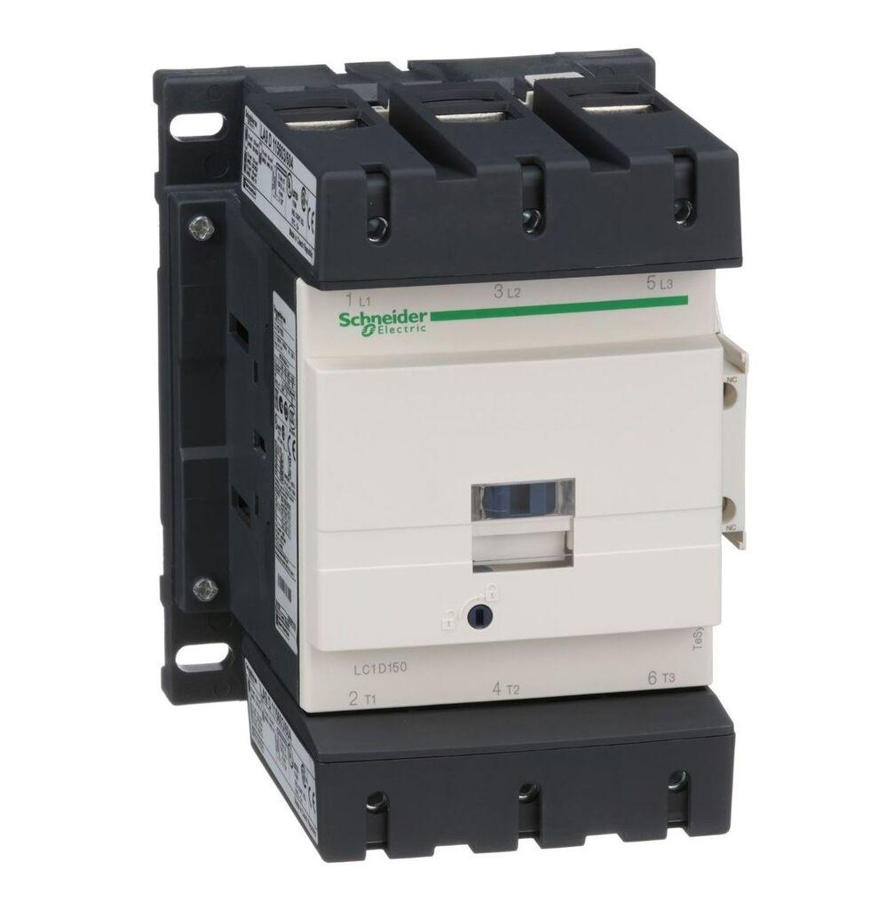 Schneider Electric Kontakter LC1D150P7, Sklopka 150A 75kW 230V AC 50/60Hz 3P 1NO+1NC