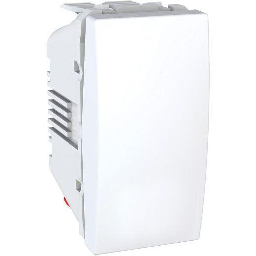 Schneider Electric Jednopolni Prekidač MGU3.101.18, 10A 1M Modularni, Bijeli