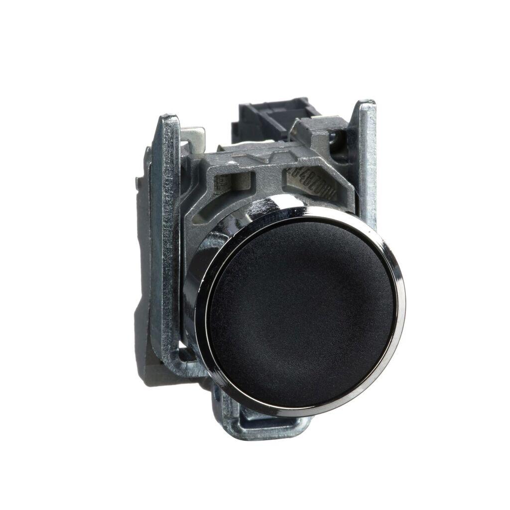 Schneider Electric Taster Sa Povratom XB4BA21, Crni Fi 22mm 1NO, Metalni