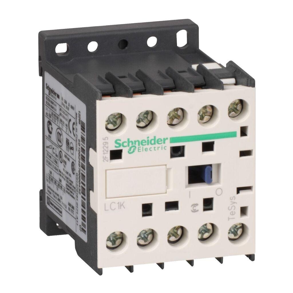 Schneider Electric Kontakter LC1K0610M7, Sklopka 6A 2.2kW 220V AC 50/60Hz 3P 1NO
