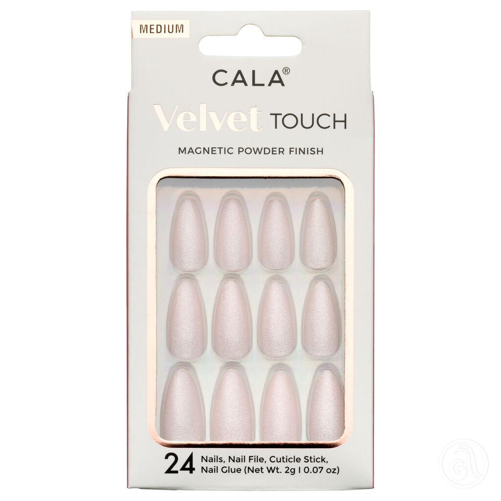 Cala Set Umjetnih noktiju Velvet Touch Cateye, Pink