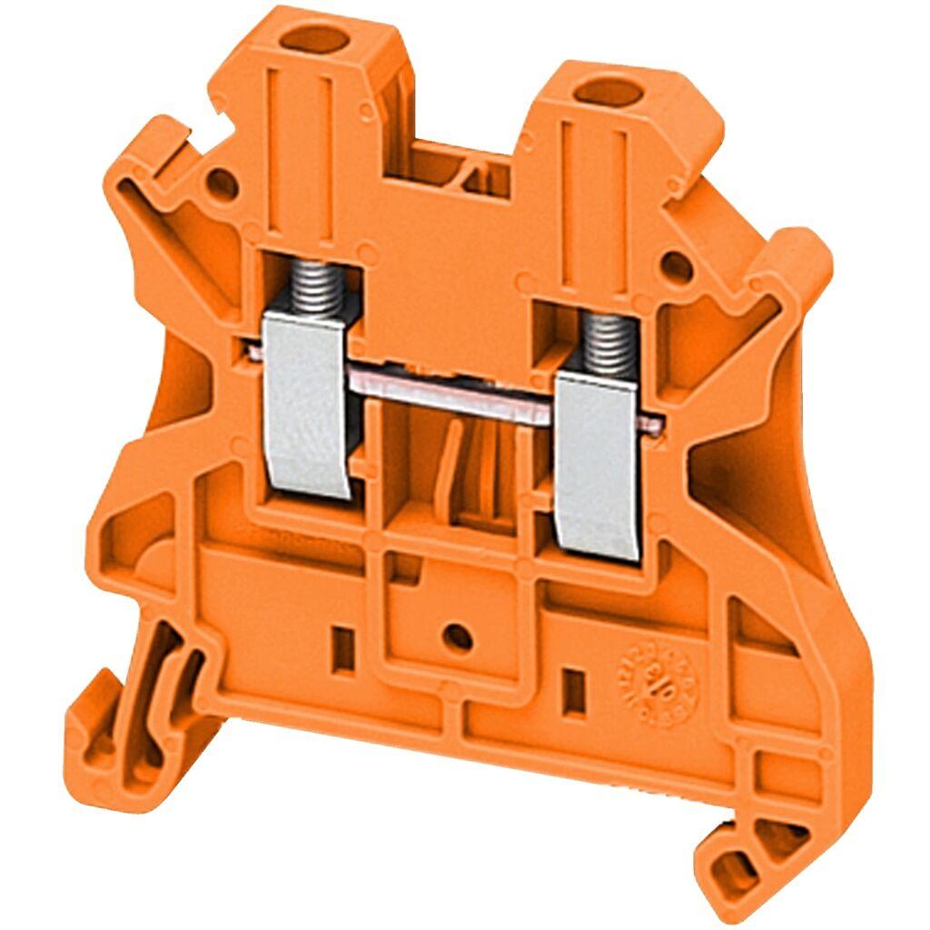 Schneider Electric Vijčana Redna Stezaljka NSYTRV22AR, 2.5mm2, 1x1, Narandžasta