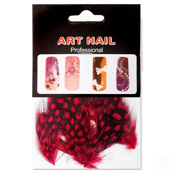 Perfect Nails Ukrasno perje za nokte ASNSP, Crvena