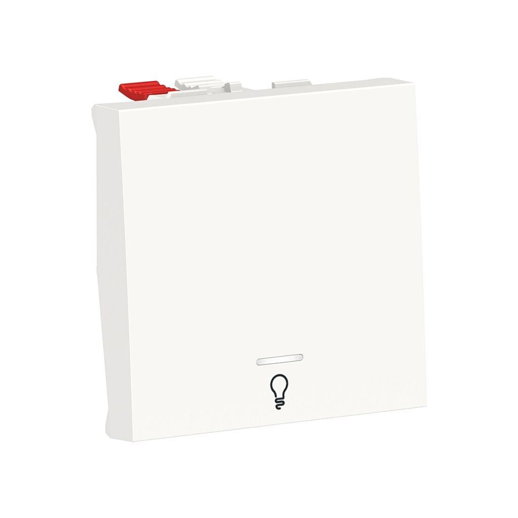 Schneider Electric Taster Svjetla NU320618LN, Sa Indikacijom 10A 2M, Bijeli
