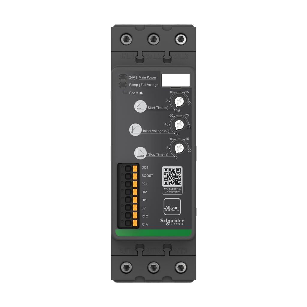 Schneider Electric Soft starter ATS130N2D38LT, 38A 200-480V AC 24V DC