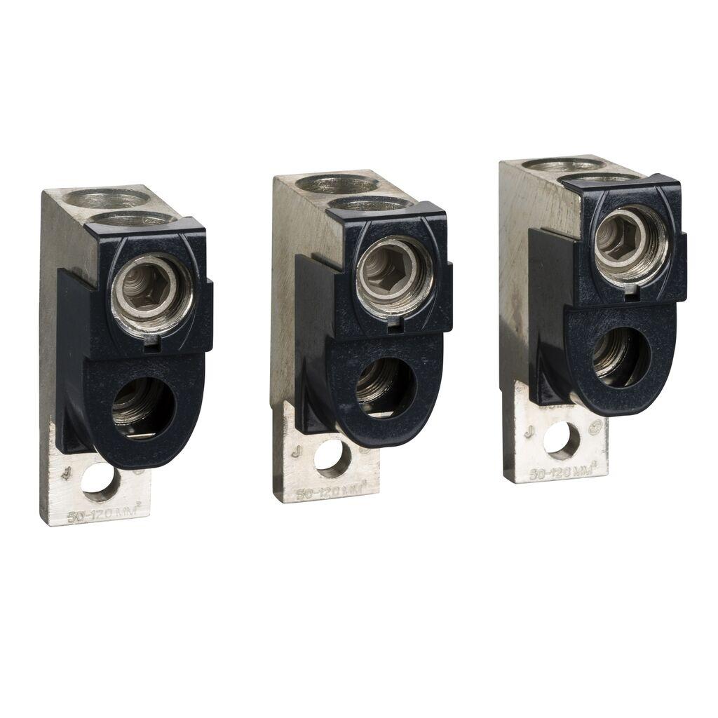 Schneider Electric Kablovski Konektor LV429218, Za 2 Kabela 50-120mm2 250A Za ComPact NSX EasyPact CVS 3 Priključka