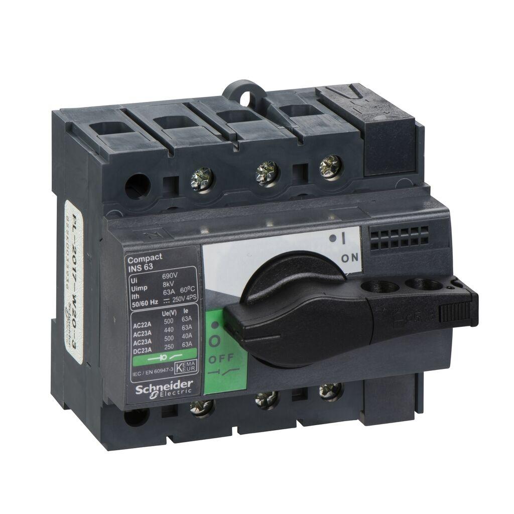 Schneider Electric Kompaktna Rastavna Sklopka 28902, KS INS63 63A 3P
