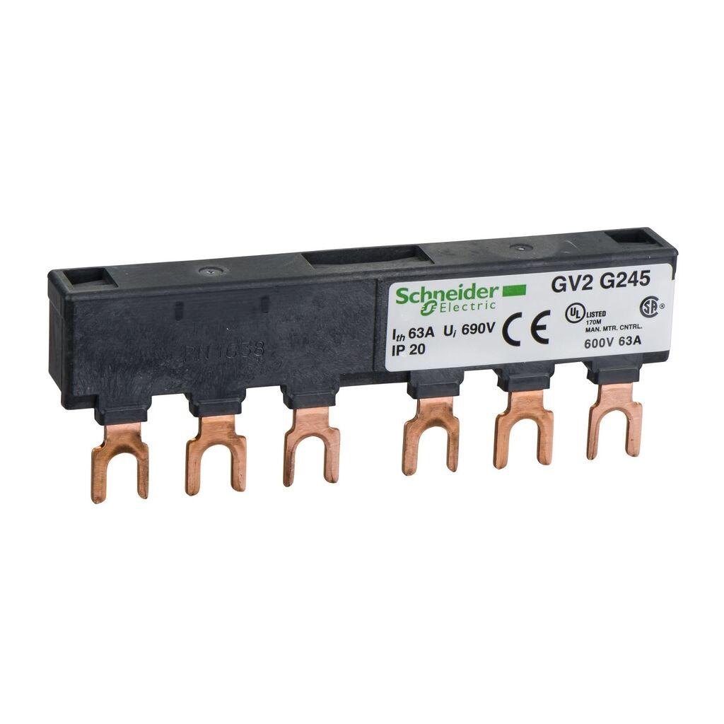 Schneider Electric Češljasta sabirnica 63A 3P 2x45mm za TeSys GV2, GV2G245