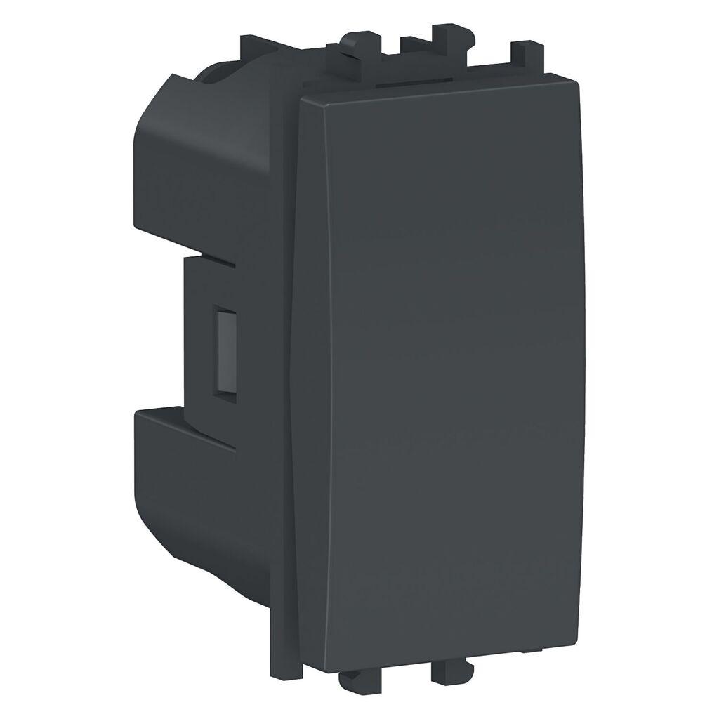 Schneider Electric Taster Prekidač LMR0120003, 10A 1M, Crni