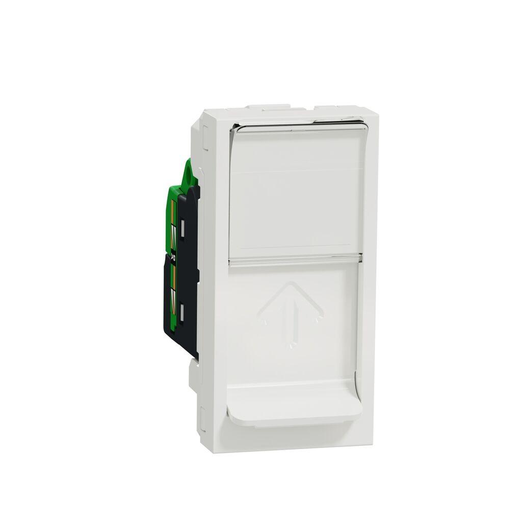 Schneider Electric Utičnica Računarska NU341418, RJ45 Cat6 1M, Bijela