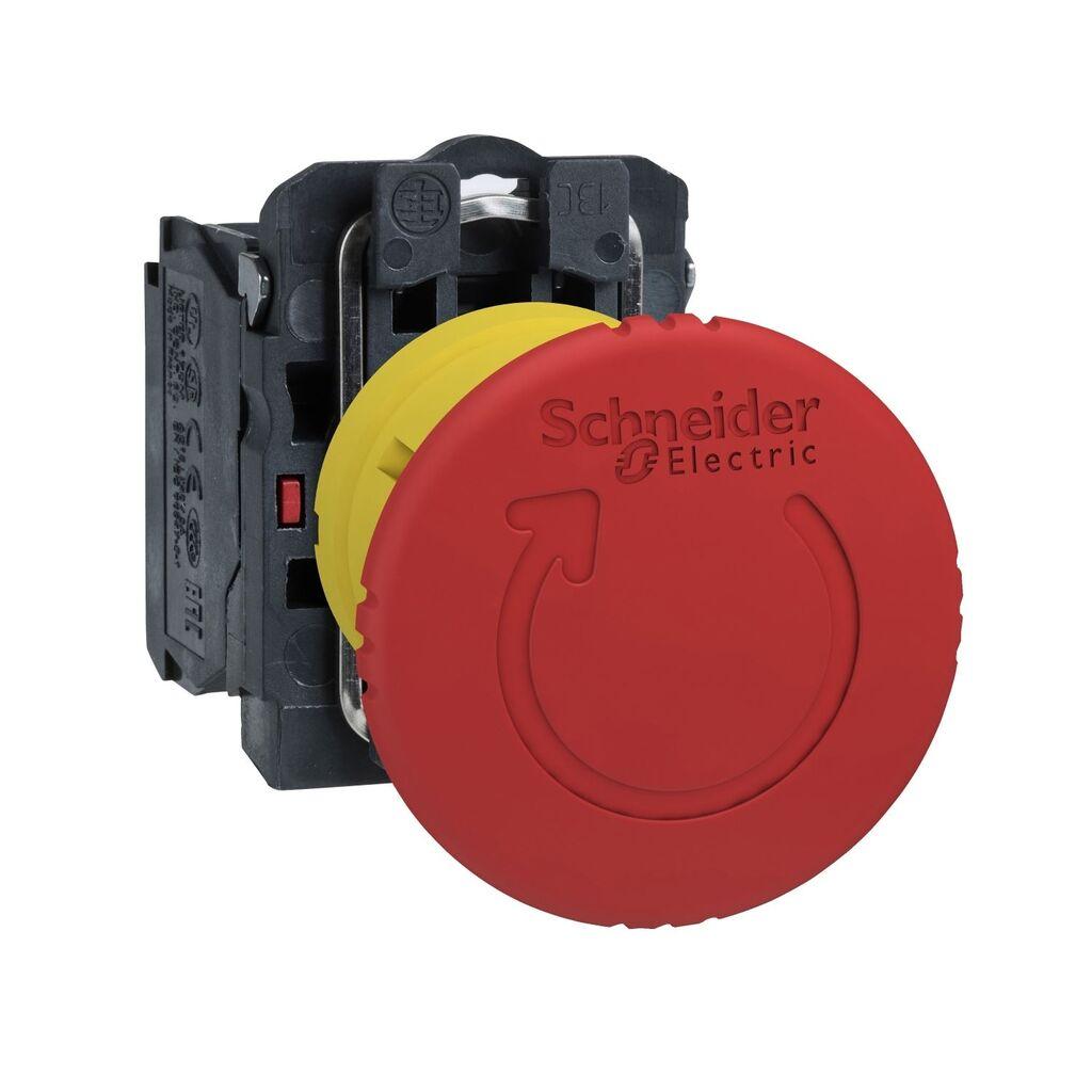 Schneider Electric Taster - Gljiva XB5AS8442, Za Nužno Isključenje Crveni Fi 22mm 1NC, Plastični