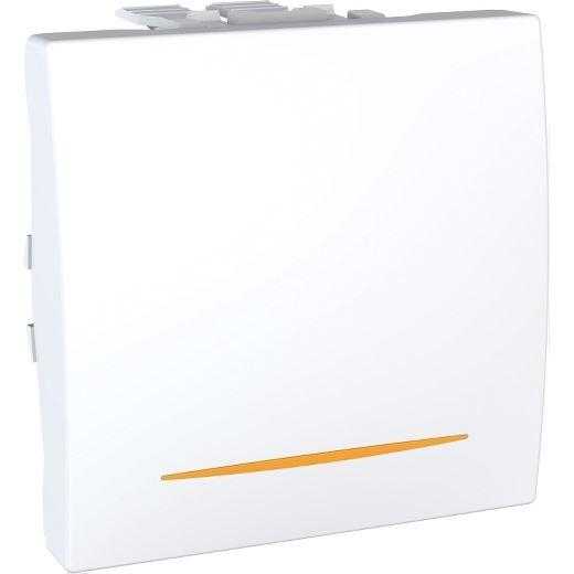 Schneider Electric Jednopolni Prekidač MGU3.201.18S, Sa Indikacijom 10A 2M Modularni, Bijeli