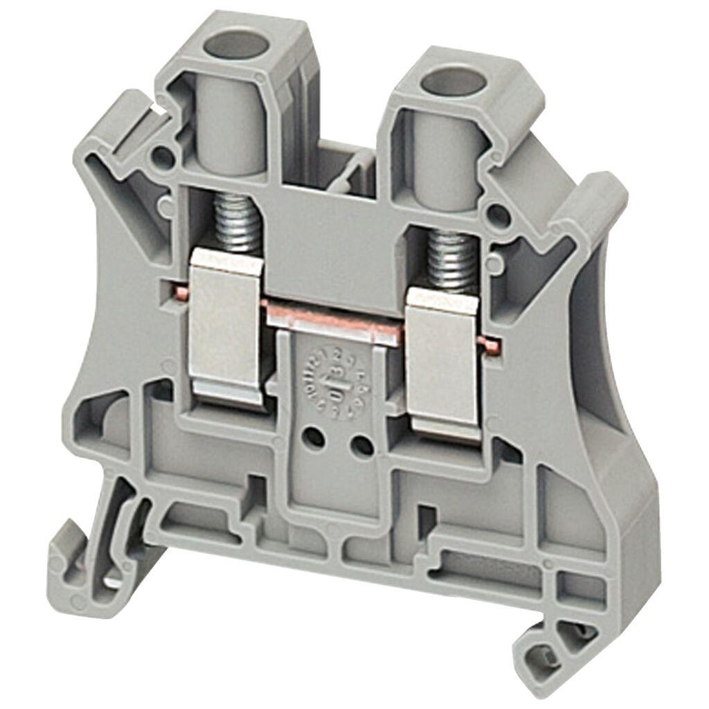 Schneider Electric Vijčana Redna Stezaljka NSYTRV62, 6mm2, Siva