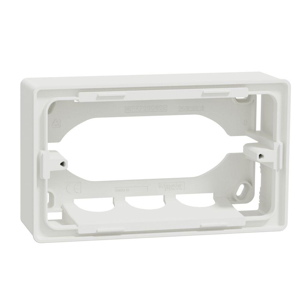 Schneider Electric Nadgradni Adapter NU810418, Za 4 Modula, Bijeli