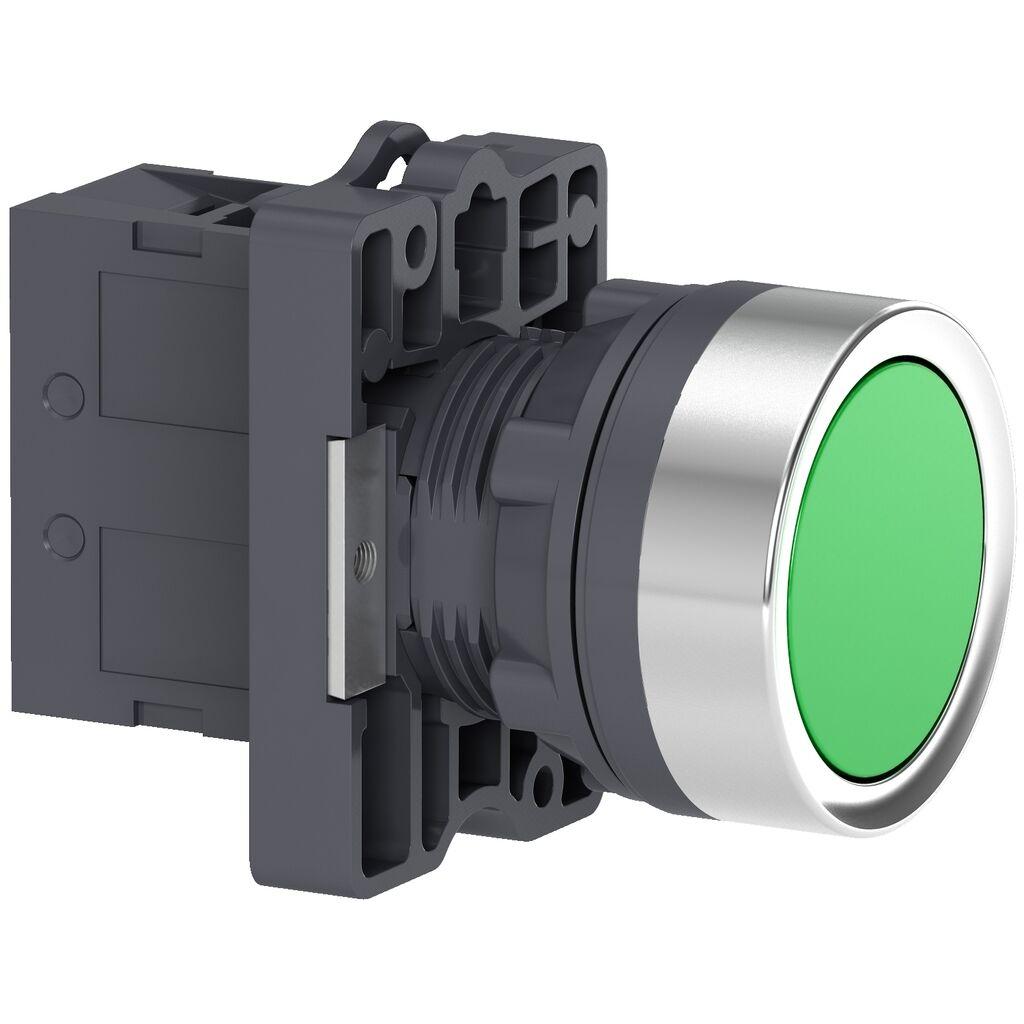 Schneider Electric Taster Sa Povratom XA2EA31, Zeleni Fi 22mm 1NO, Plastični
