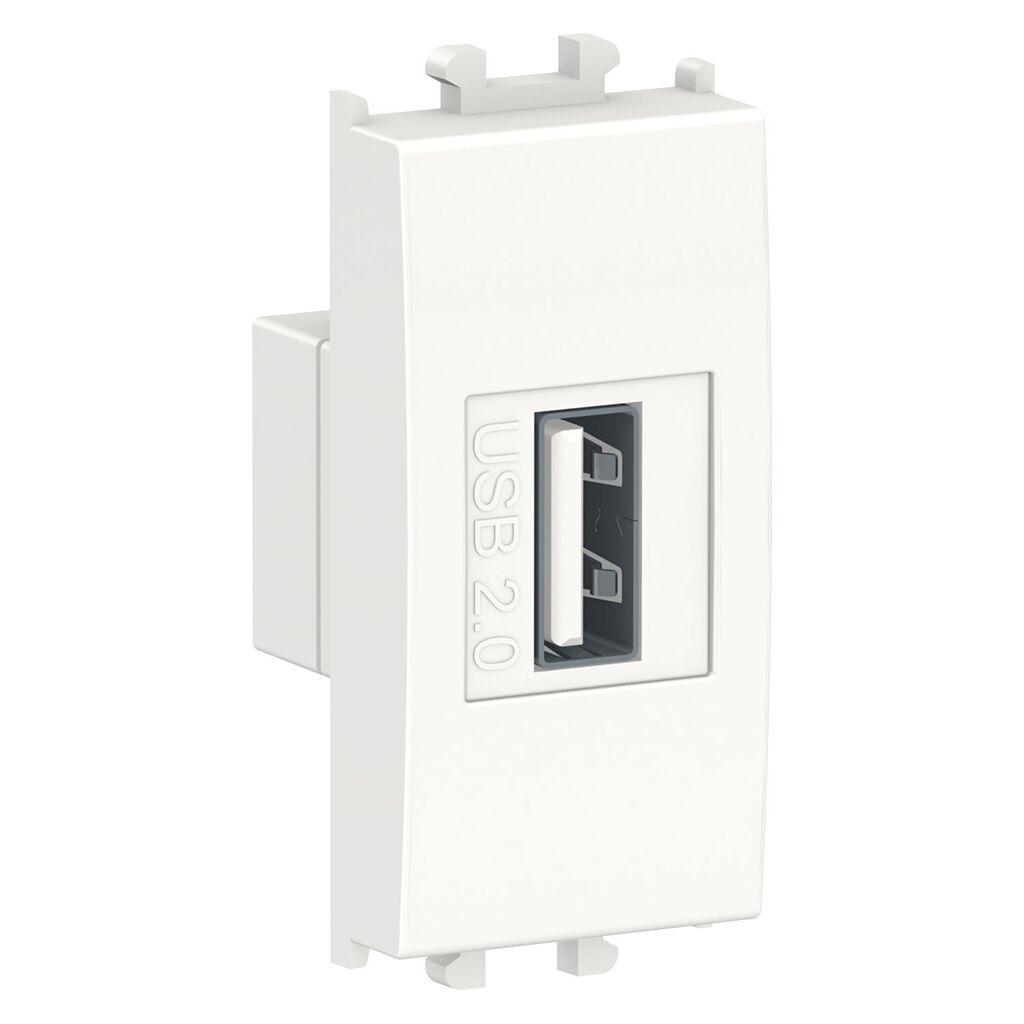 Schneider Electric USB 2.0 Utičnica LMR9810001, Punjač 1M, Bijela