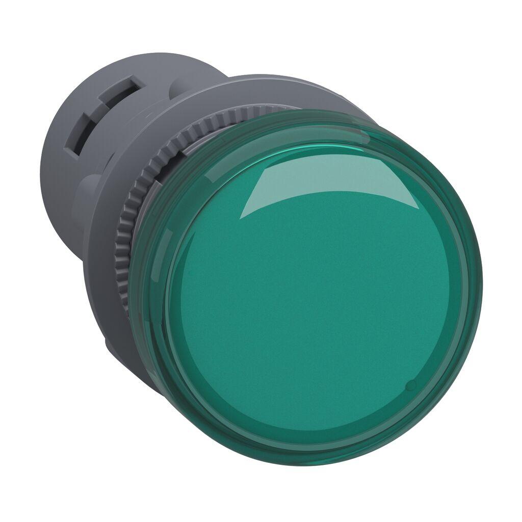 Schneider Electric Signalna Lampica XA2EVM3LC, Zelena LED Fi 22mm 230V AC, Vijčani Priključak