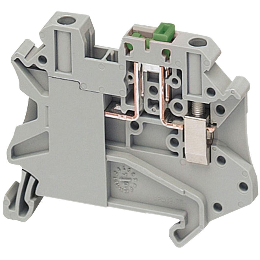 Schneider Electric Vijčana Redna Stezaljka NSYTRV42SC, 4mm2, 1x1 Nožasta Kontaktna Poluga, Siva