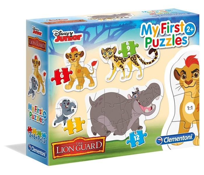 Moje prve puzle 3-6-9-12 Lion guard