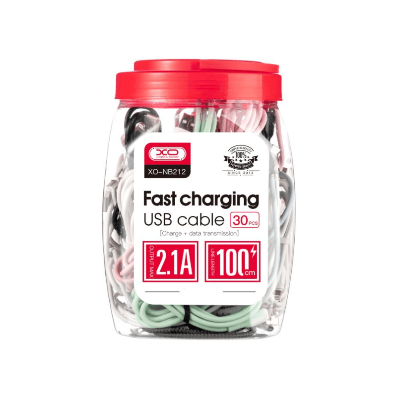 XO USB kabl NB212 USB - USB-Micro, 1m, 2.1A, 30/1
