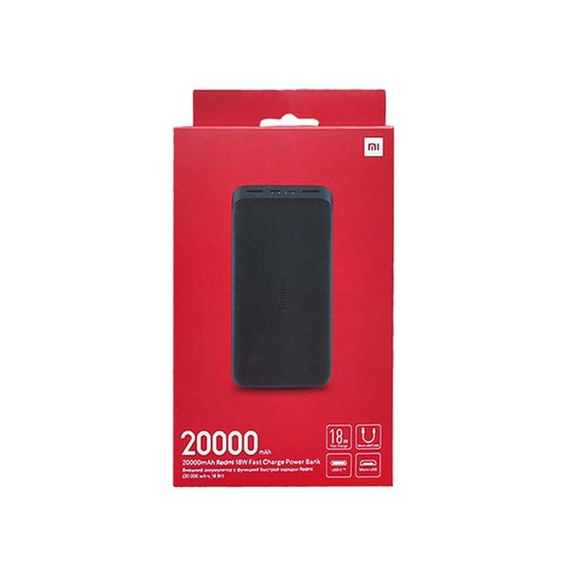 XIAOMI Power Bank Redmi 20000mAh, 18W, Crni